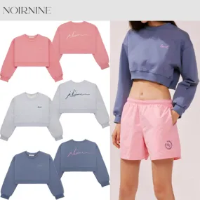 Noirnine Street Style Long Sleeves Logo Hoodies and Sweatshirts