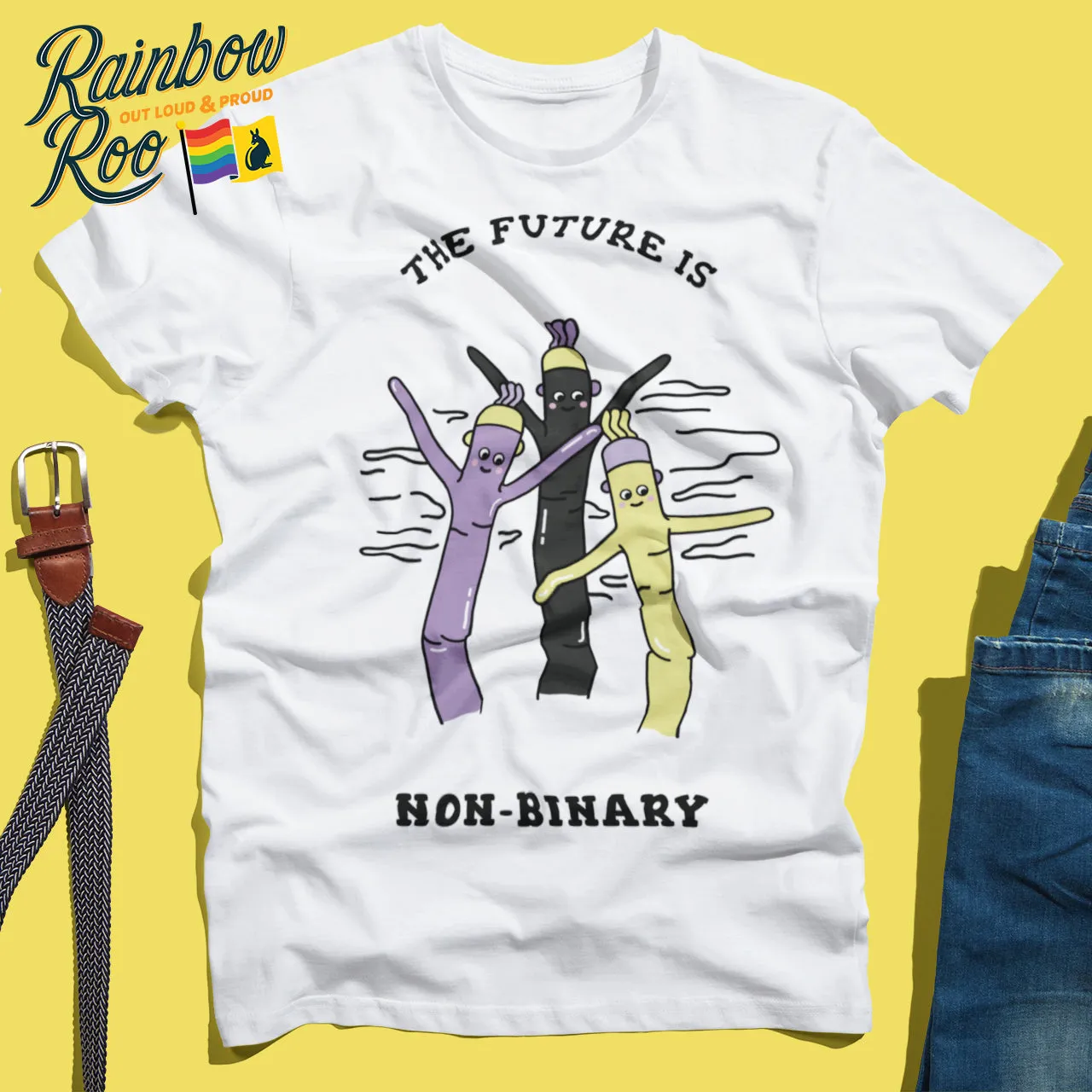 Non Binary Air Dancer T-Shirt Unisex - Future Series (NB002)