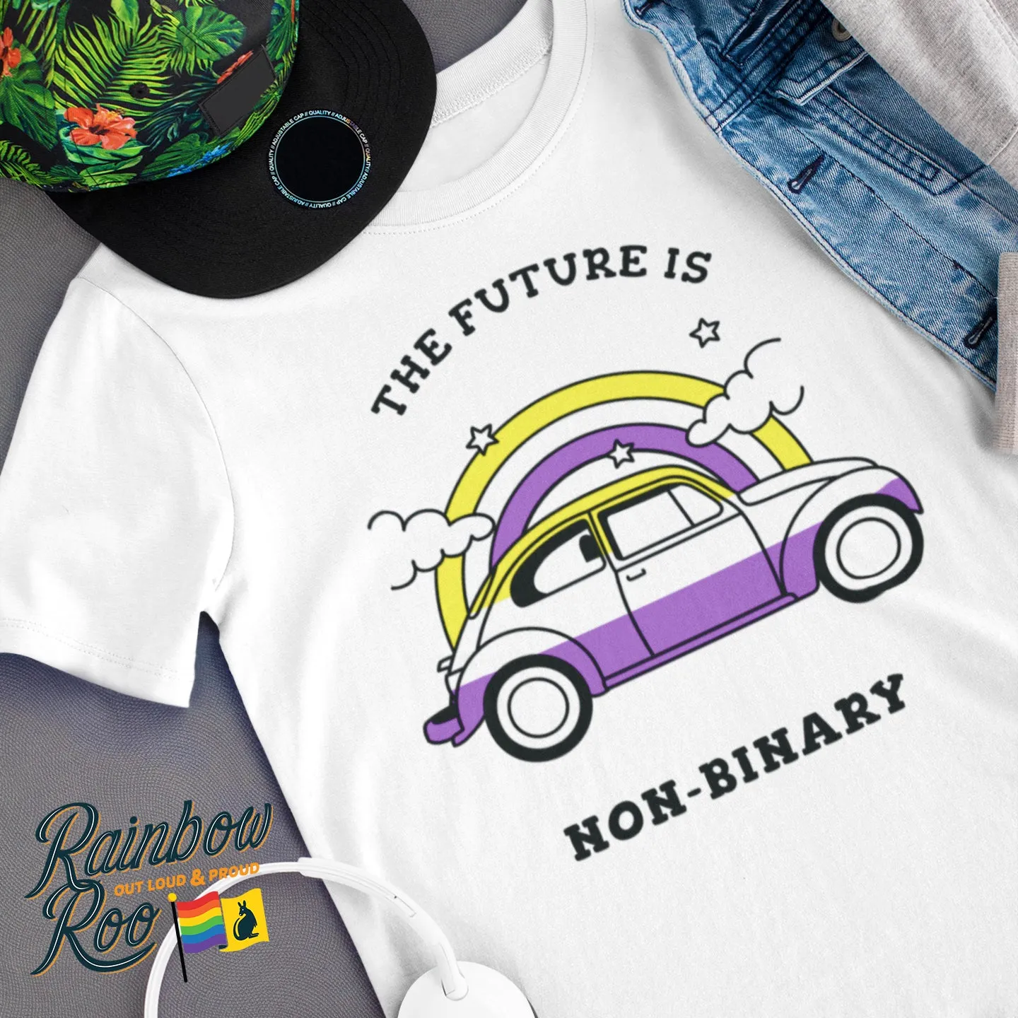 Non Binary Car T-Shirt Unisex - Future NB007