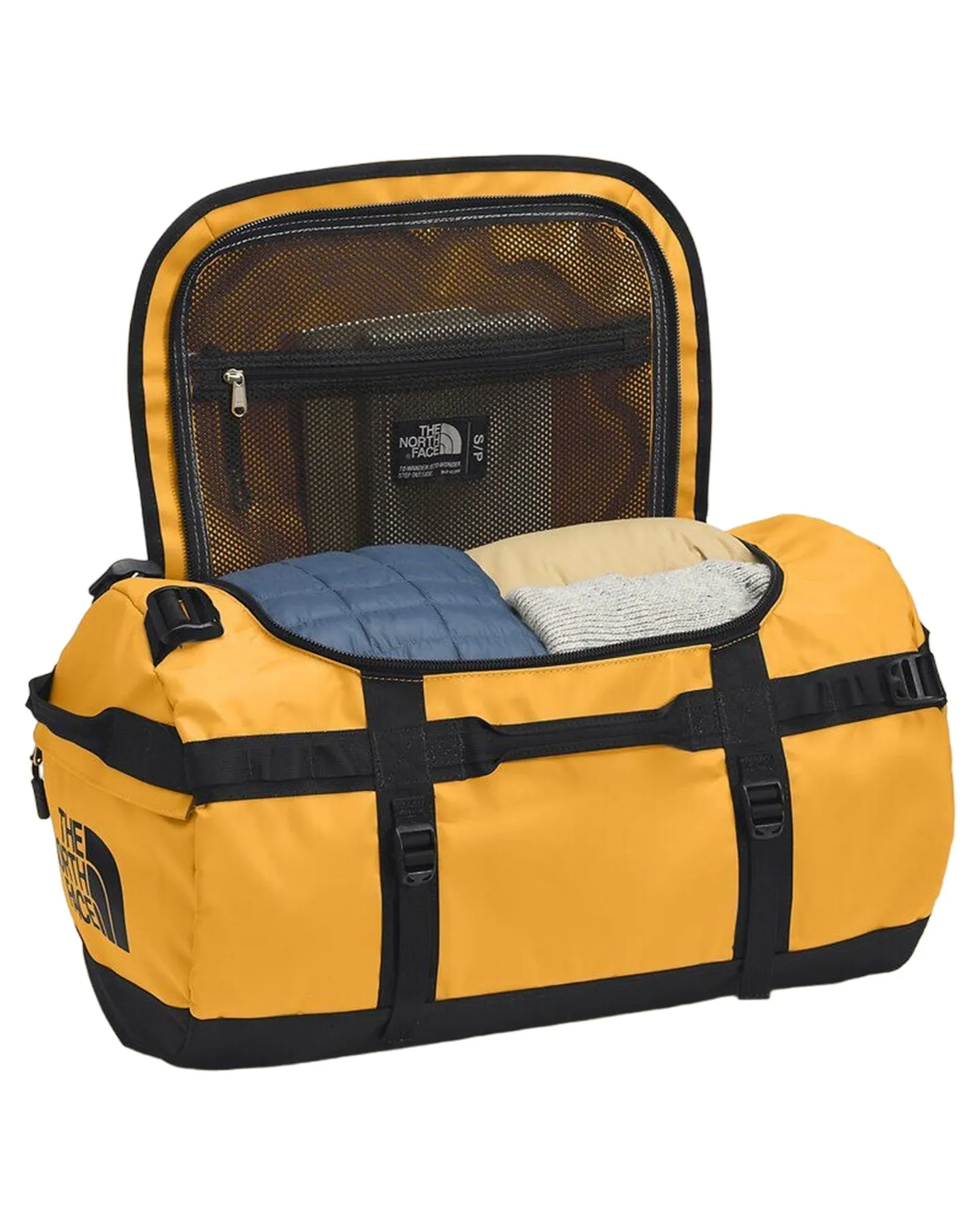 North Face Base Camp Duffel S Summit Gold/Tnf Black