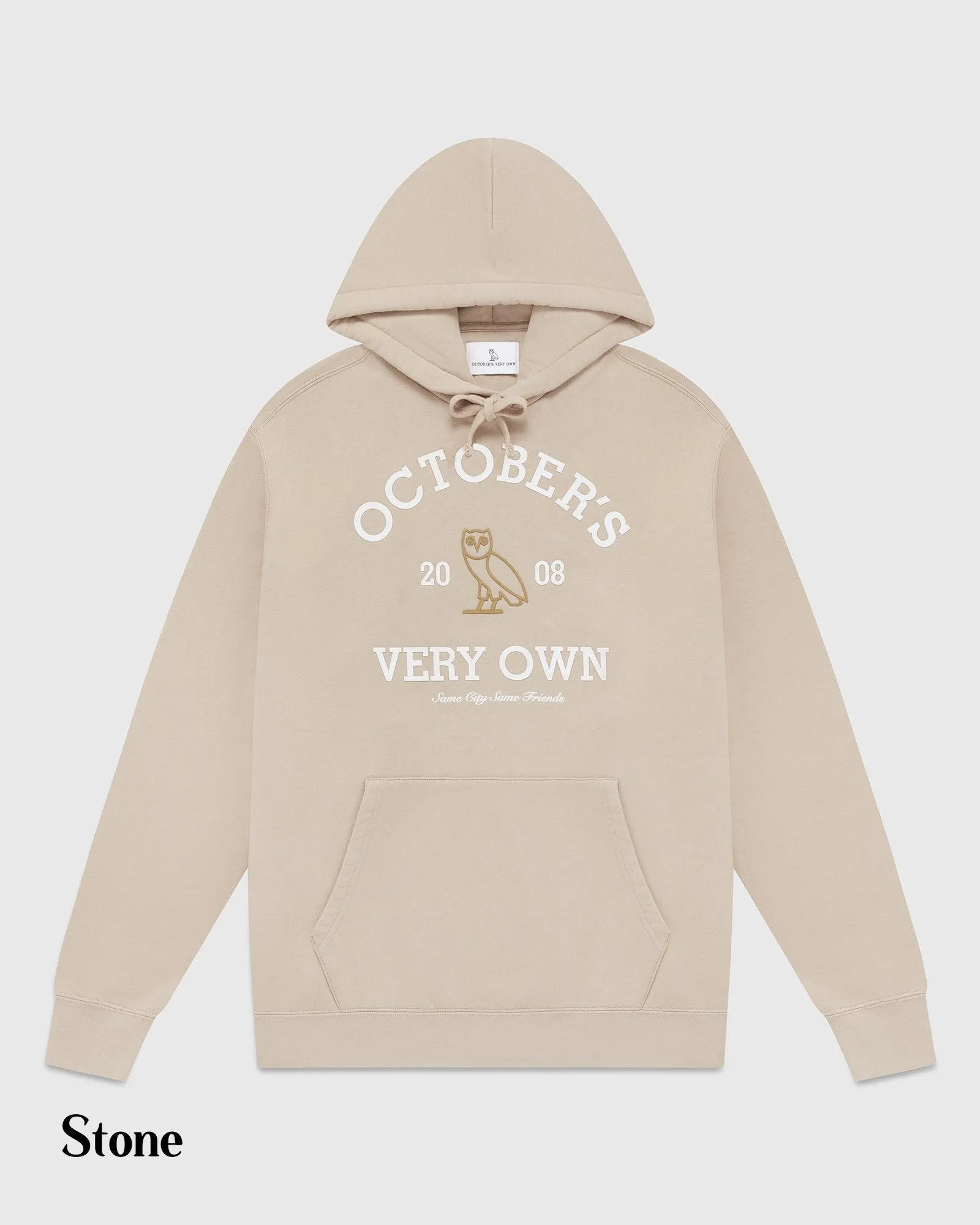 OCTOBER STREET STYLE LOGO HOODIES - LONG SLEEVES COTTON LOUNGEWEAR