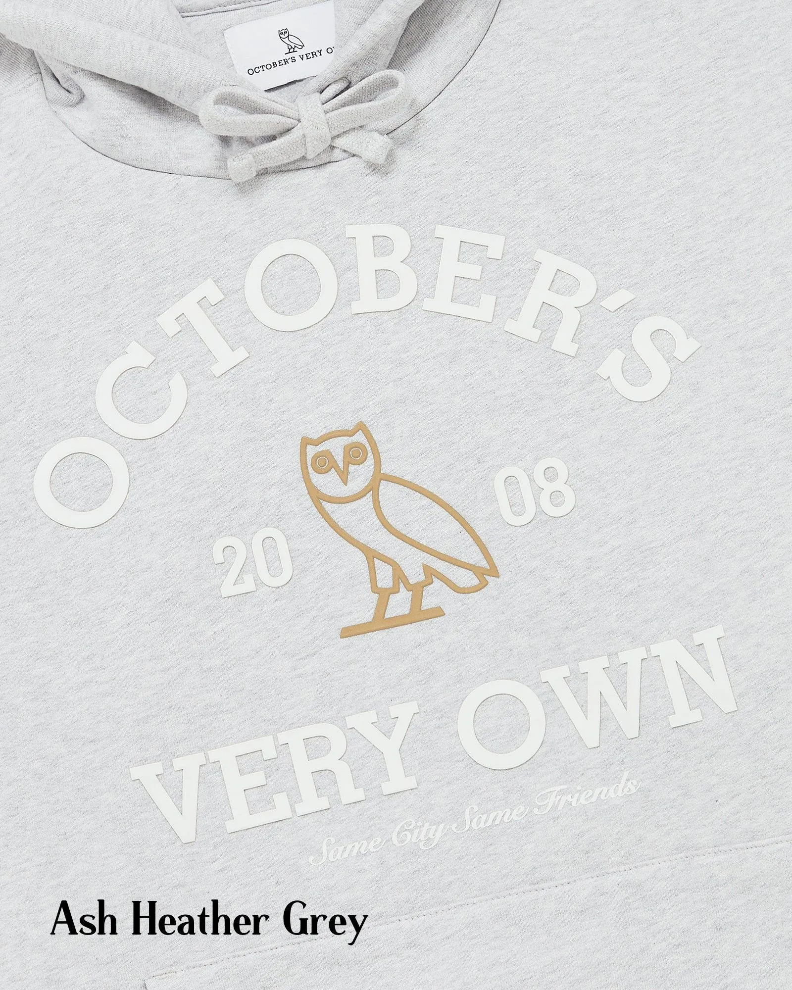 OCTOBER STREET STYLE LOGO HOODIES - LONG SLEEVES COTTON LOUNGEWEAR