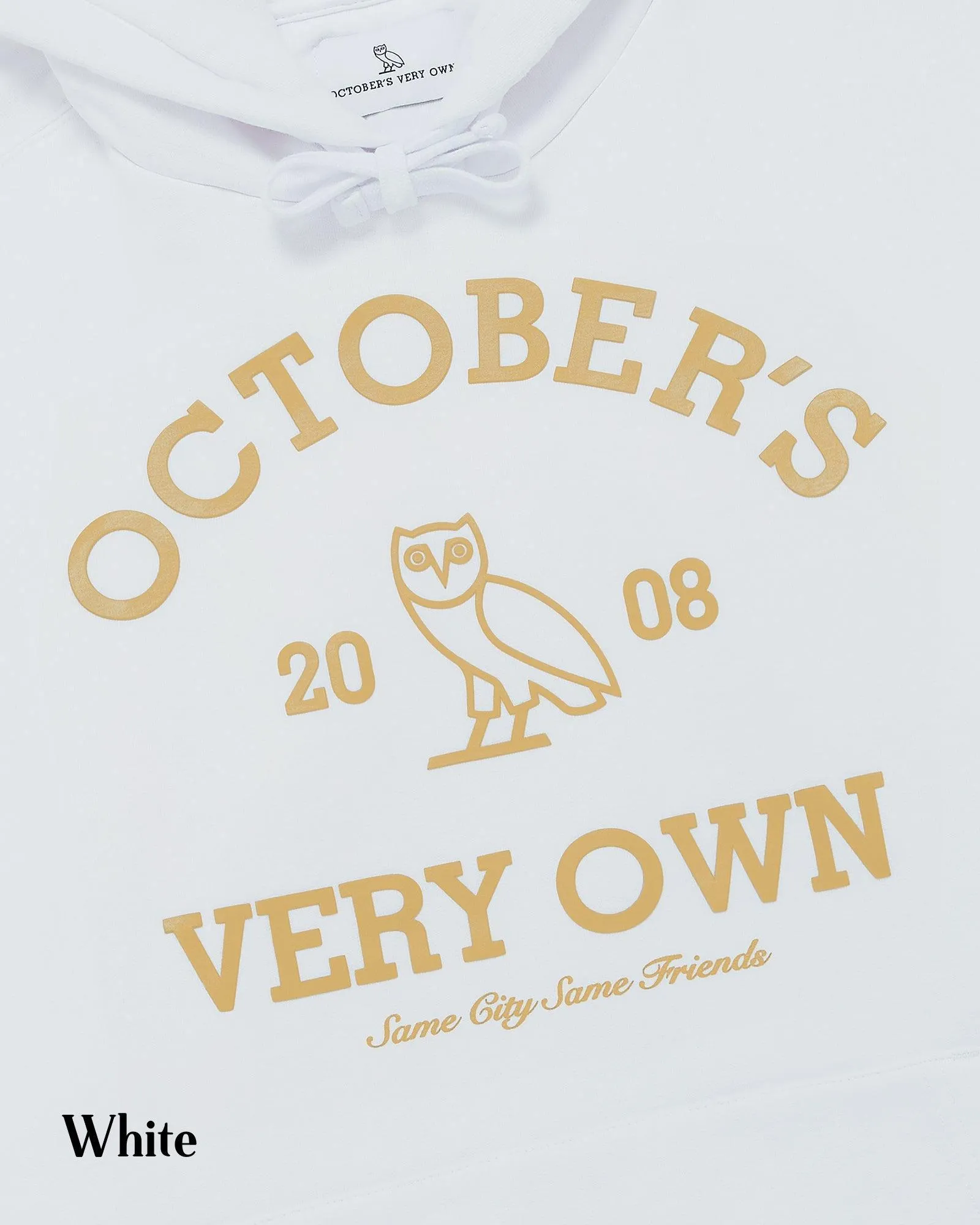 OCTOBER STREET STYLE LOGO HOODIES - LONG SLEEVES COTTON LOUNGEWEAR