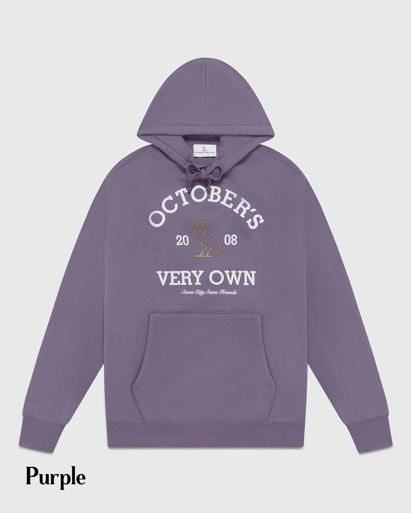 OCTOBER STREET STYLE LOGO HOODIES - LONG SLEEVES COTTON LOUNGEWEAR