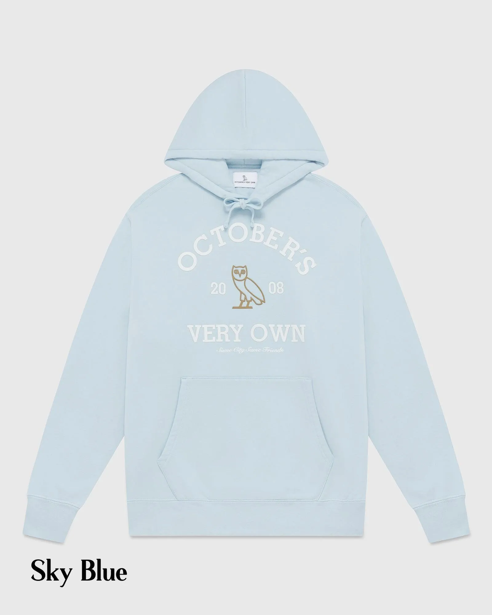 OCTOBER STREET STYLE LOGO HOODIES - LONG SLEEVES COTTON LOUNGEWEAR