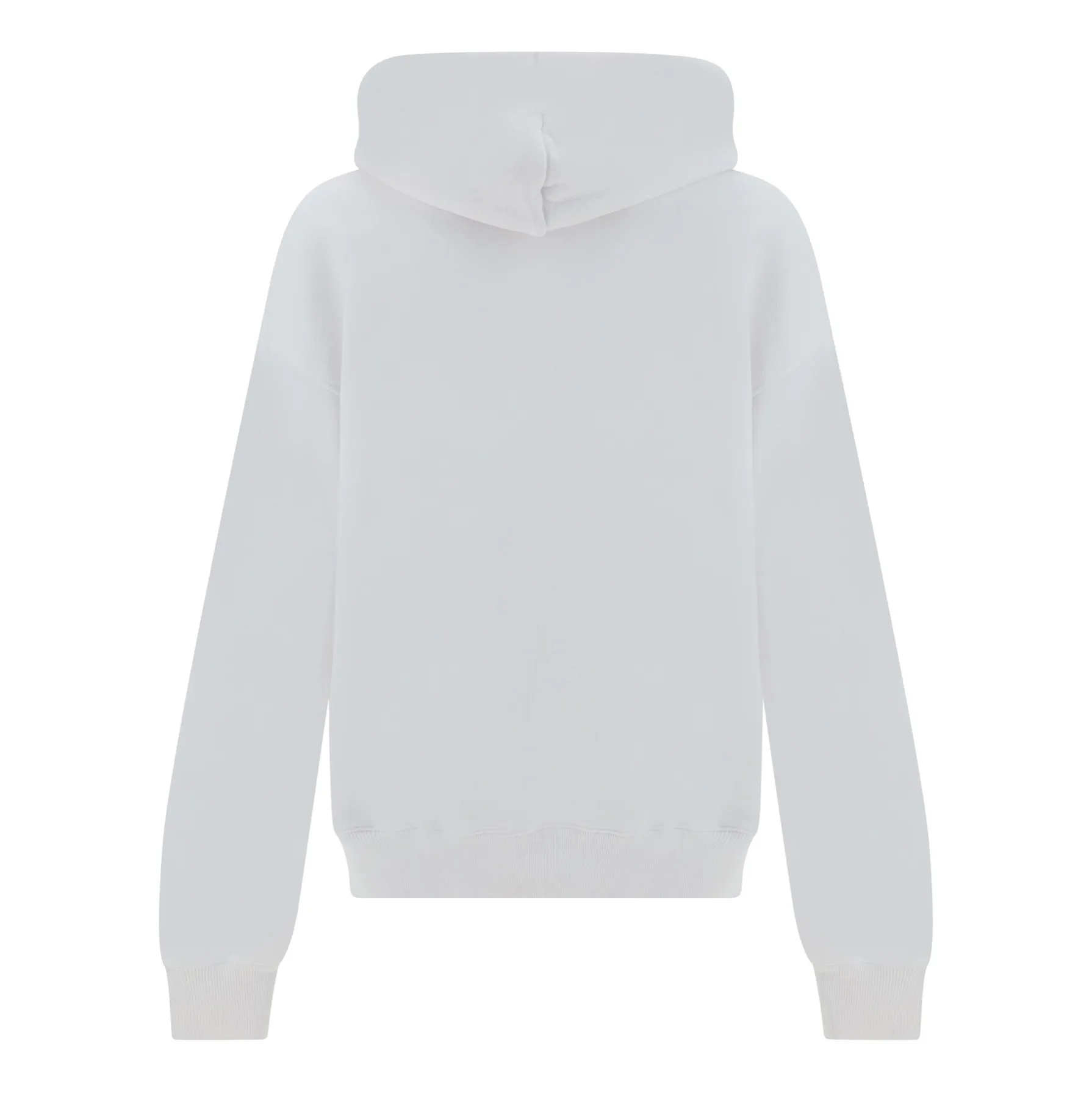 Off-White Unisex Long Sleeves Cotton Logo Hoodies - Street Style