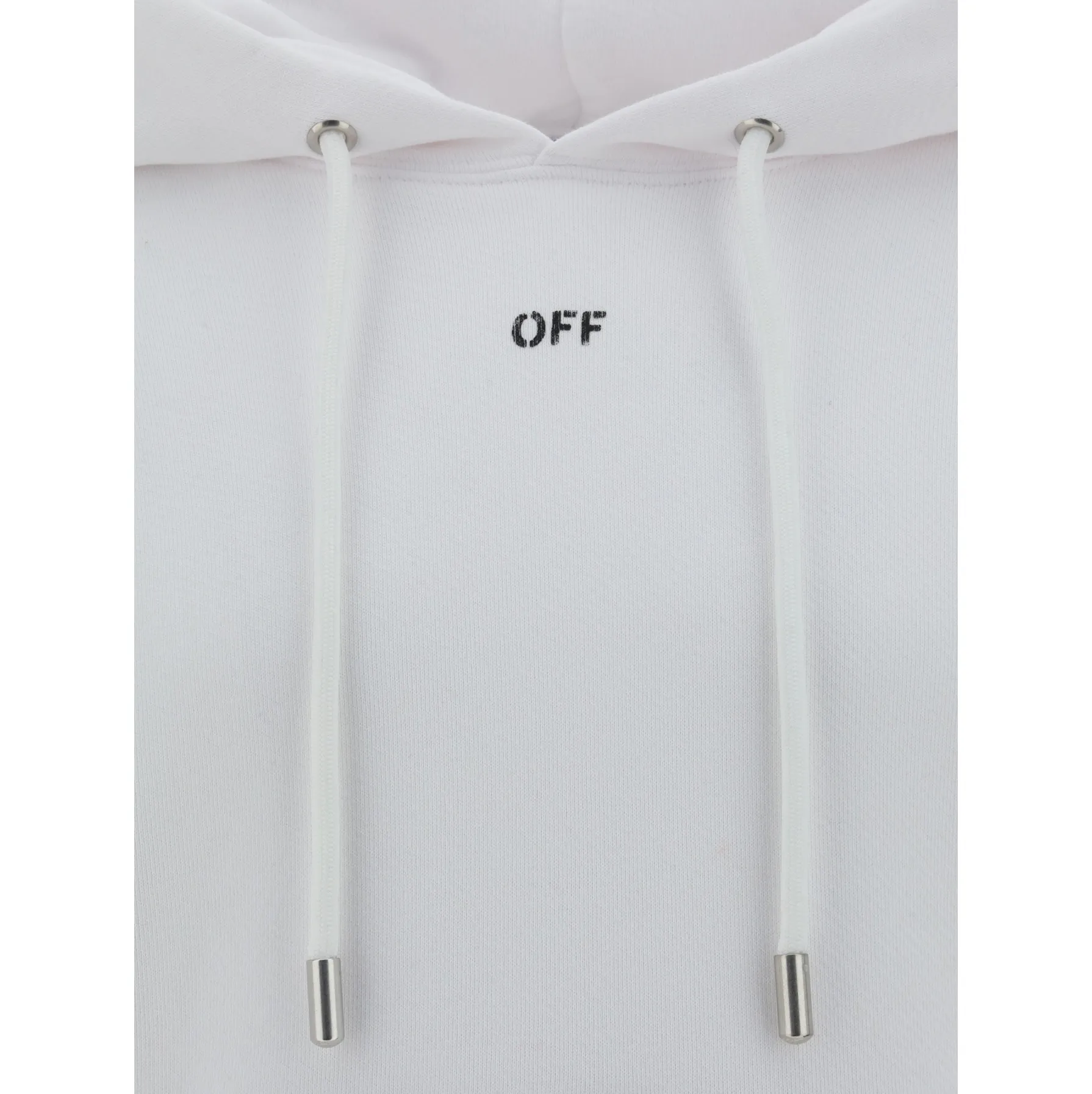 Off-White Unisex Long Sleeves Cotton Logo Hoodies - Street Style