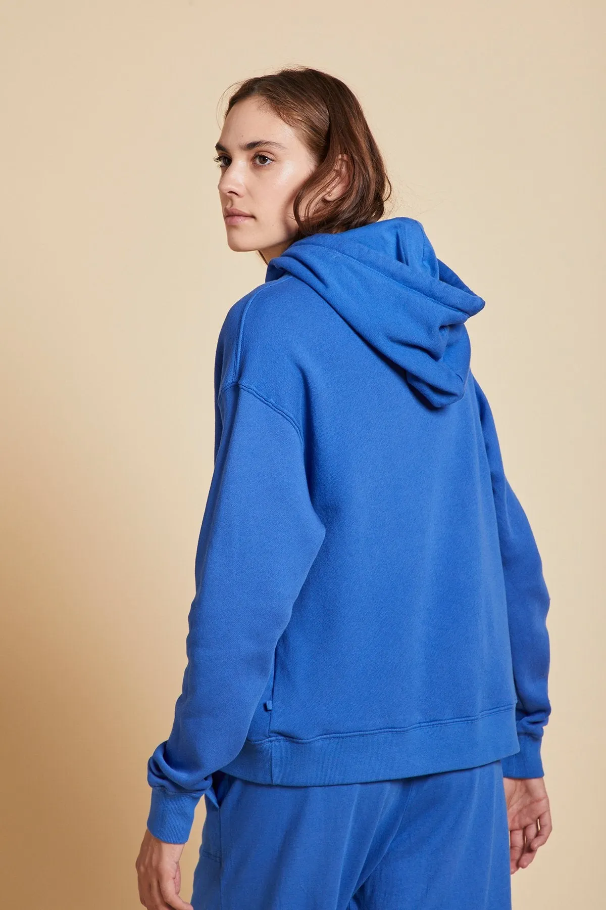 OJAI ORGANIC COTTON HOODIE IN ANCHOR