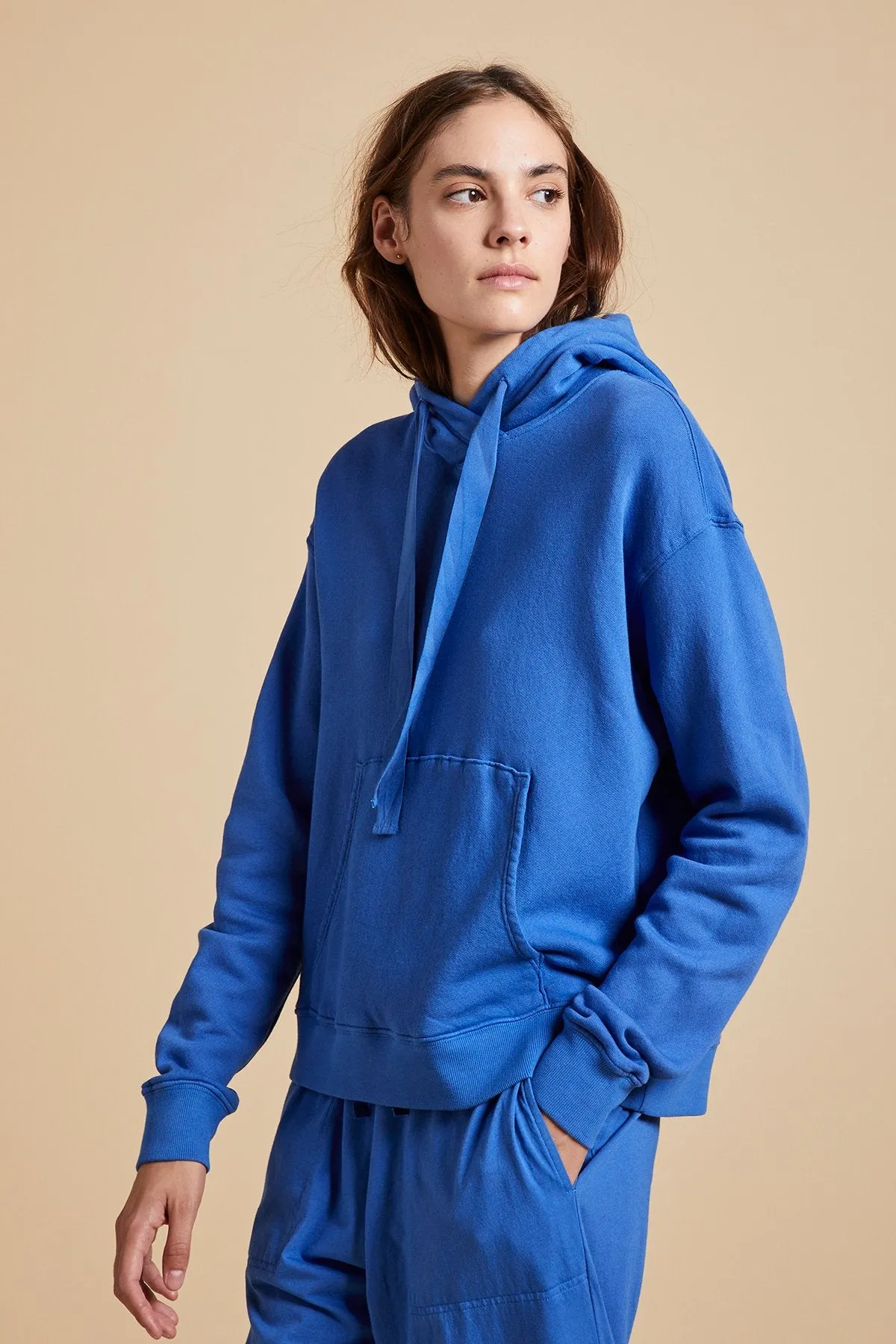 OJAI ORGANIC COTTON HOODIE IN ANCHOR