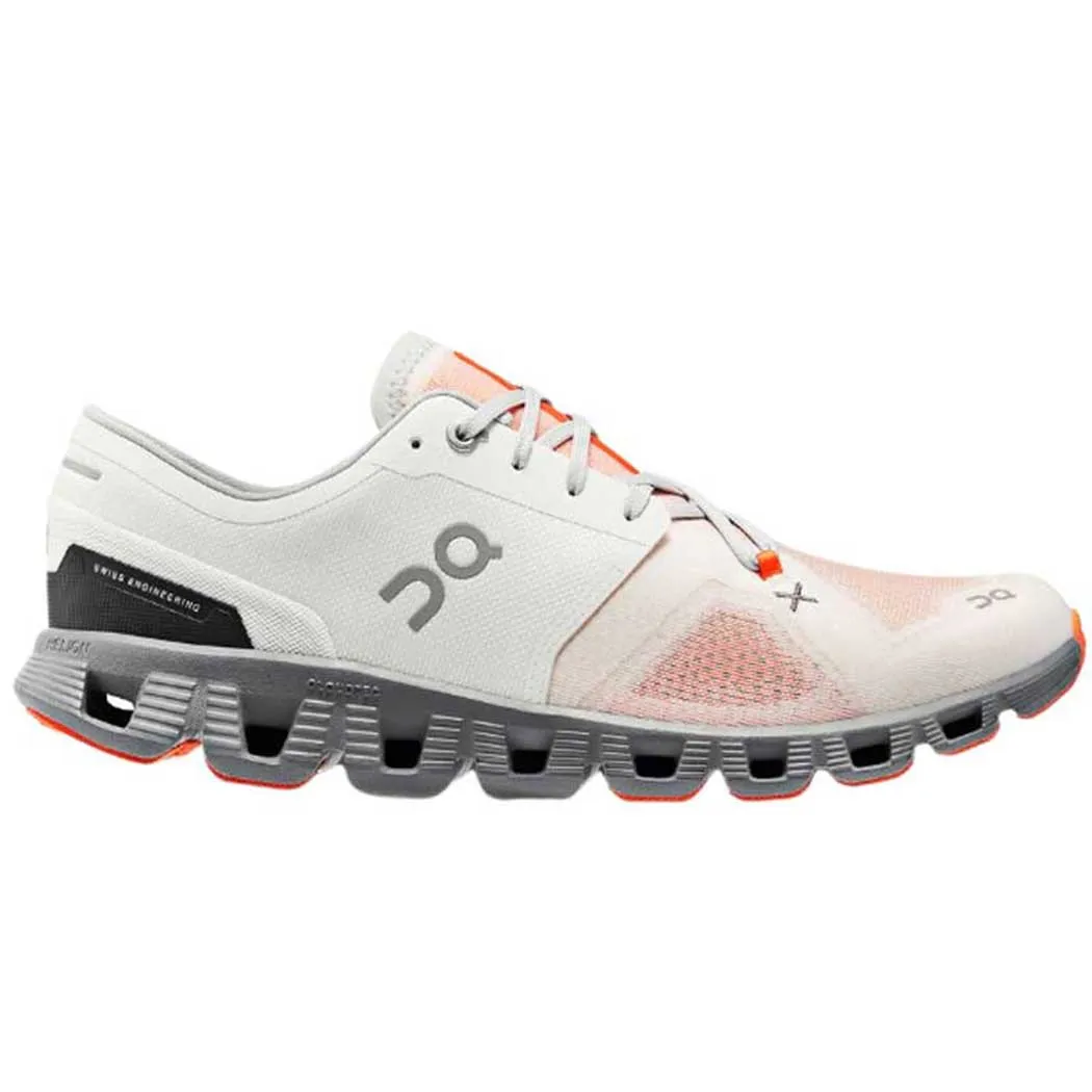 On Running Cloud X3 Running Shoe Ivory/ Alloy (Men's)