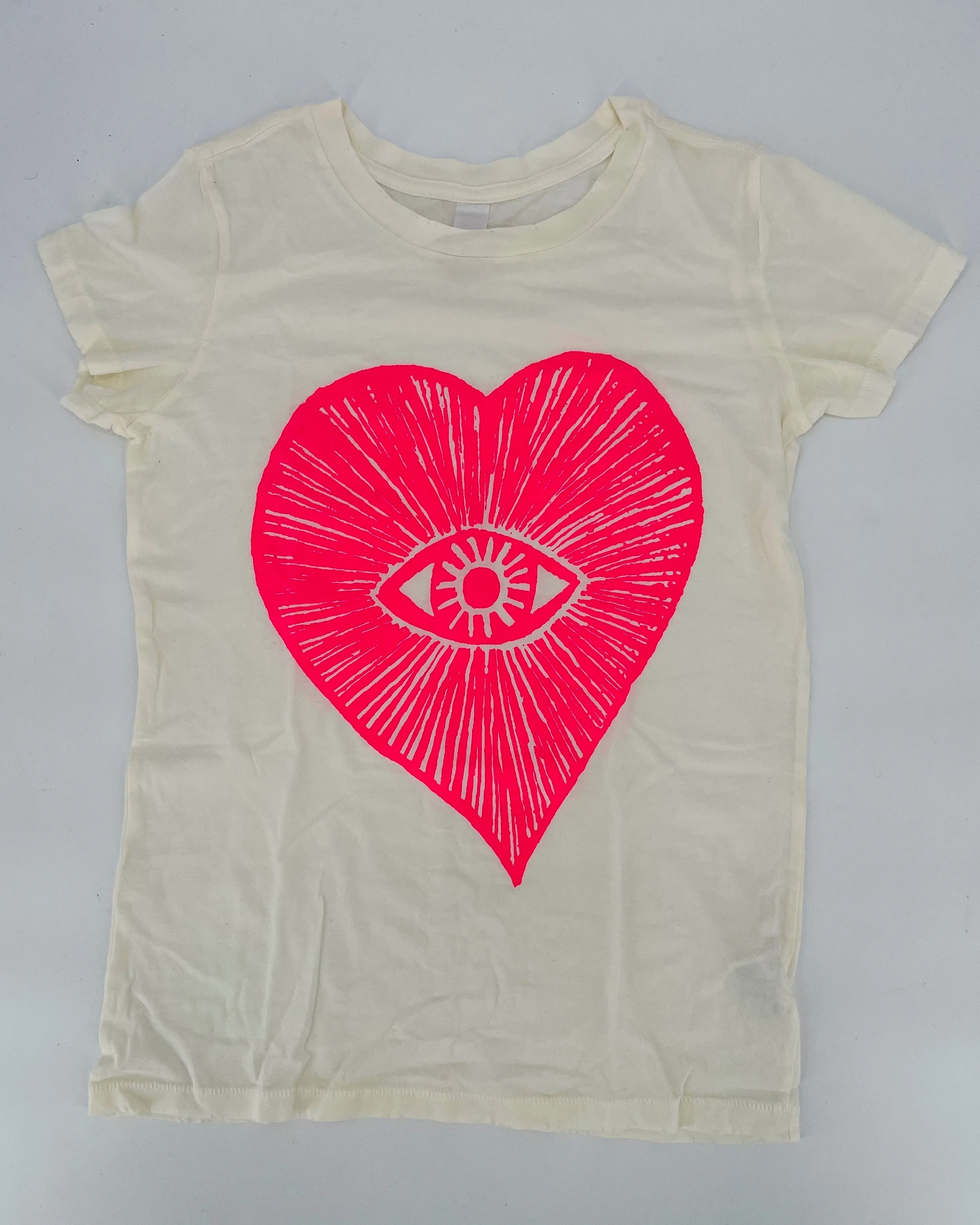 One Love Women's Pink Heart T-Shirts