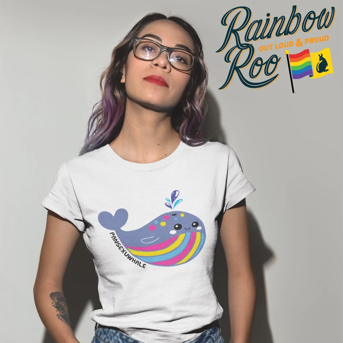 P004 Pansexual Whale T-Shirt - Unisex