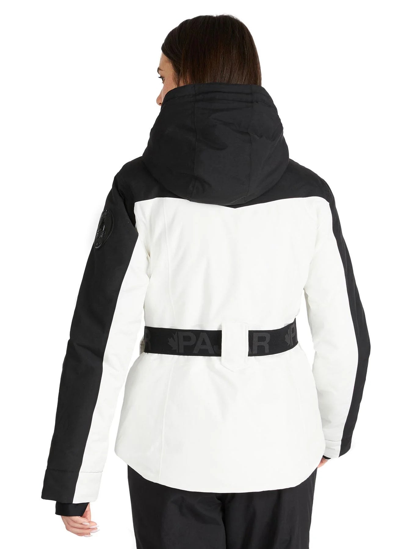 Pajar Womens Gabbi Belted Ski Jacket - WHITE