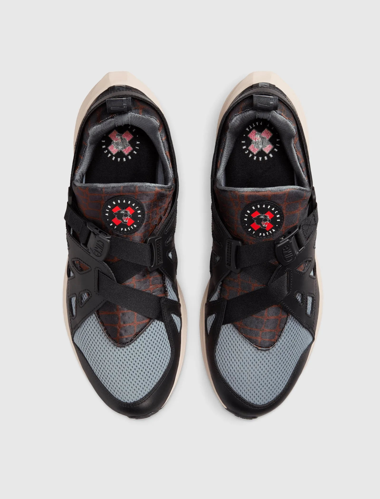 Patta Air Huarache - Black/Cool Grey