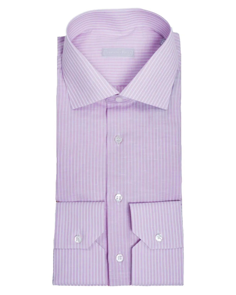 Pink Striped Men's Dress Shirt