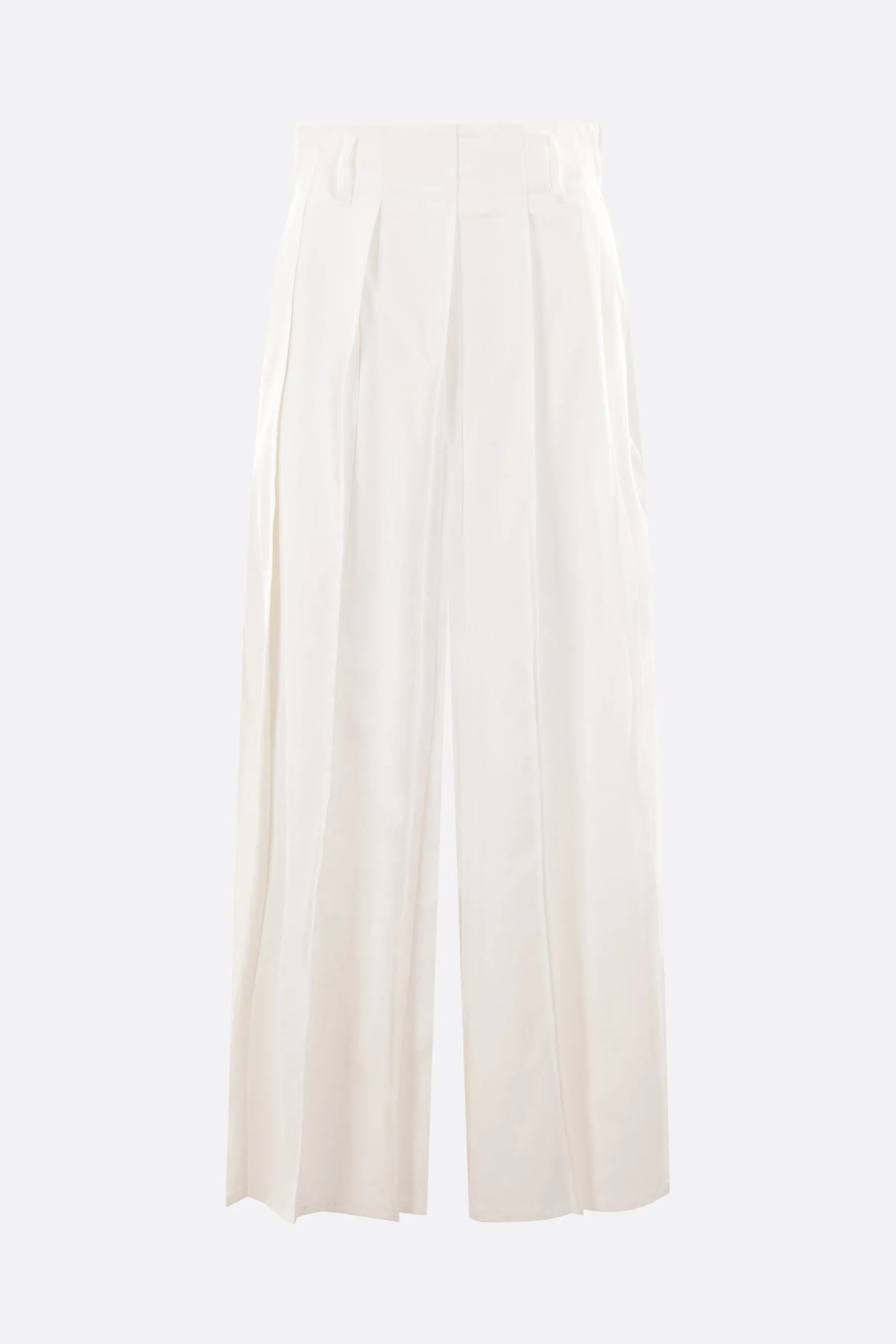 Pleated cotton pants skirt