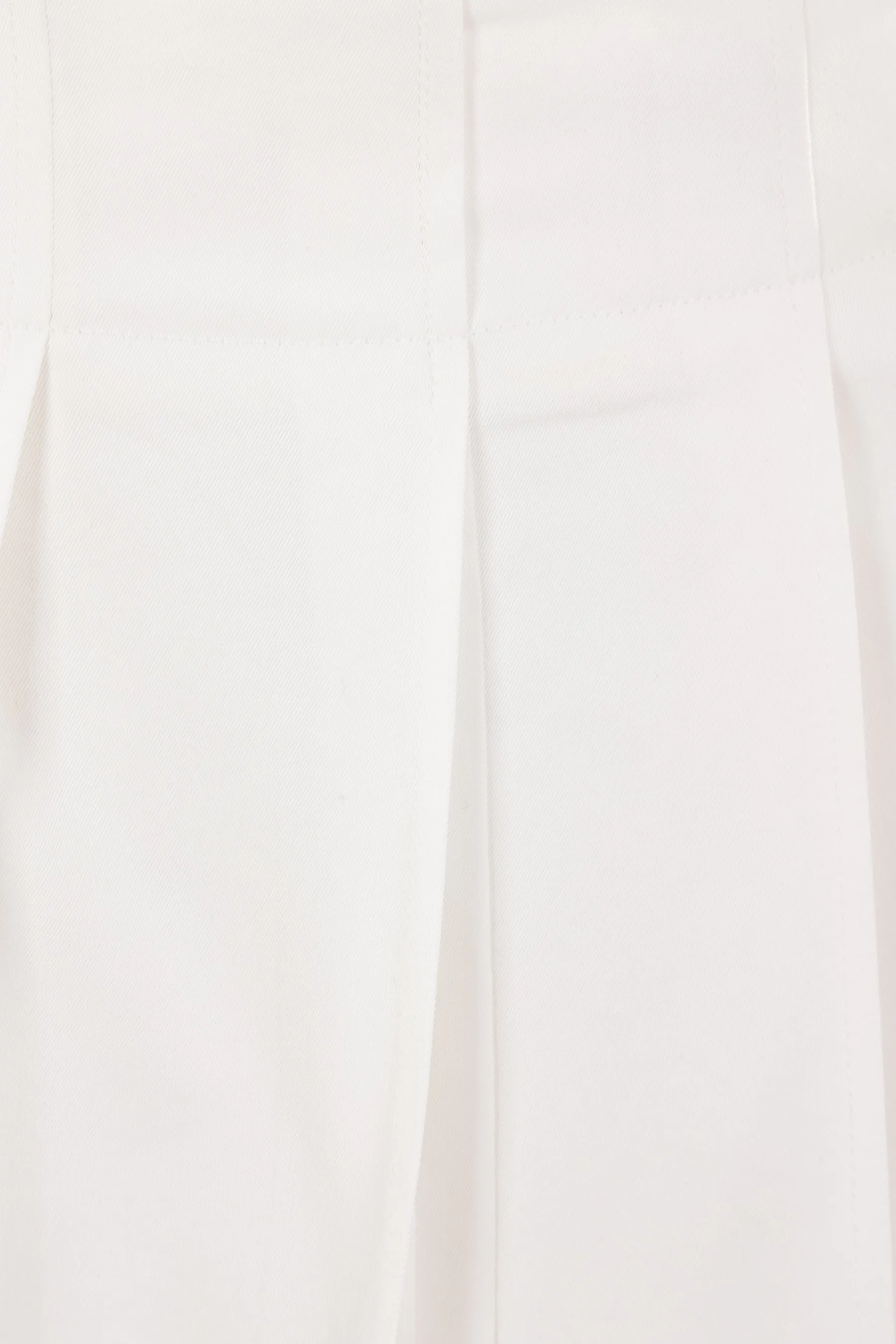 Pleated cotton pants skirt