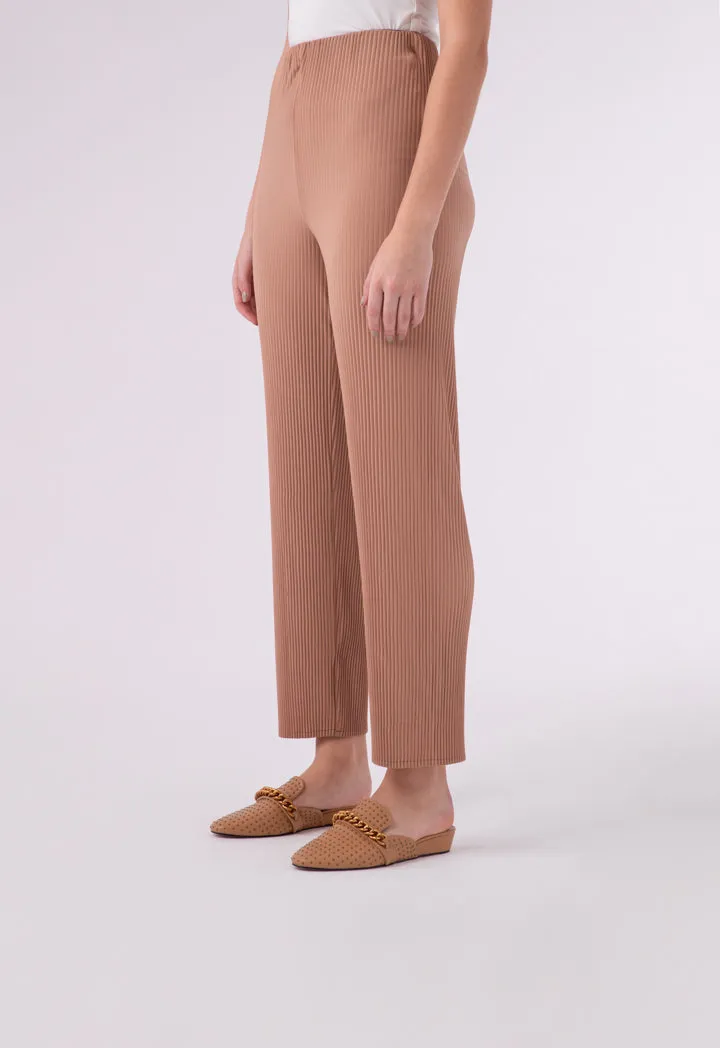 Pleated Jersey Palazzo Pants