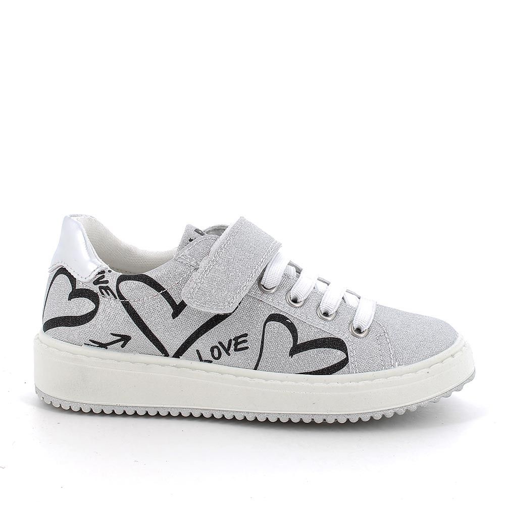 PRIMIGI silver sneakers for girls, size 31 to 35 - 3868011.