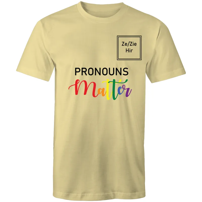 Pronoun T-Shirt Unisex (Size LG028)