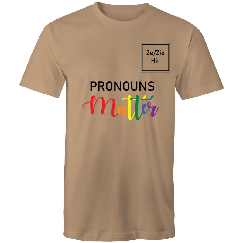 Pronoun T-Shirt Unisex (Size LG028)