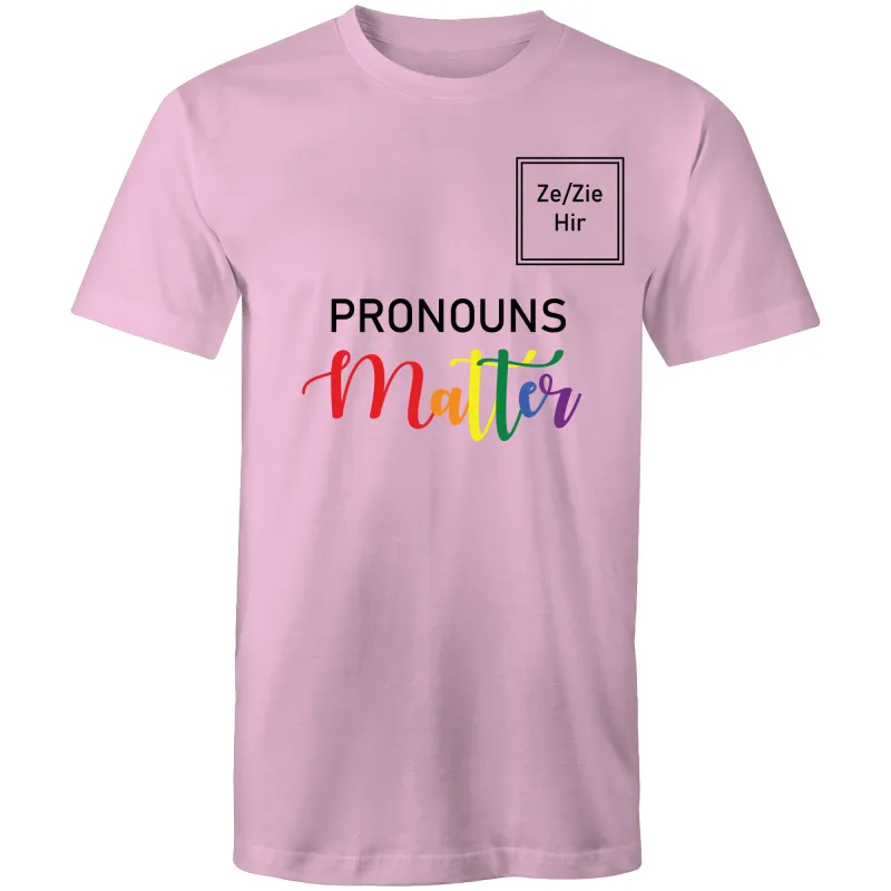 Pronoun T-Shirt Unisex (Size LG028)