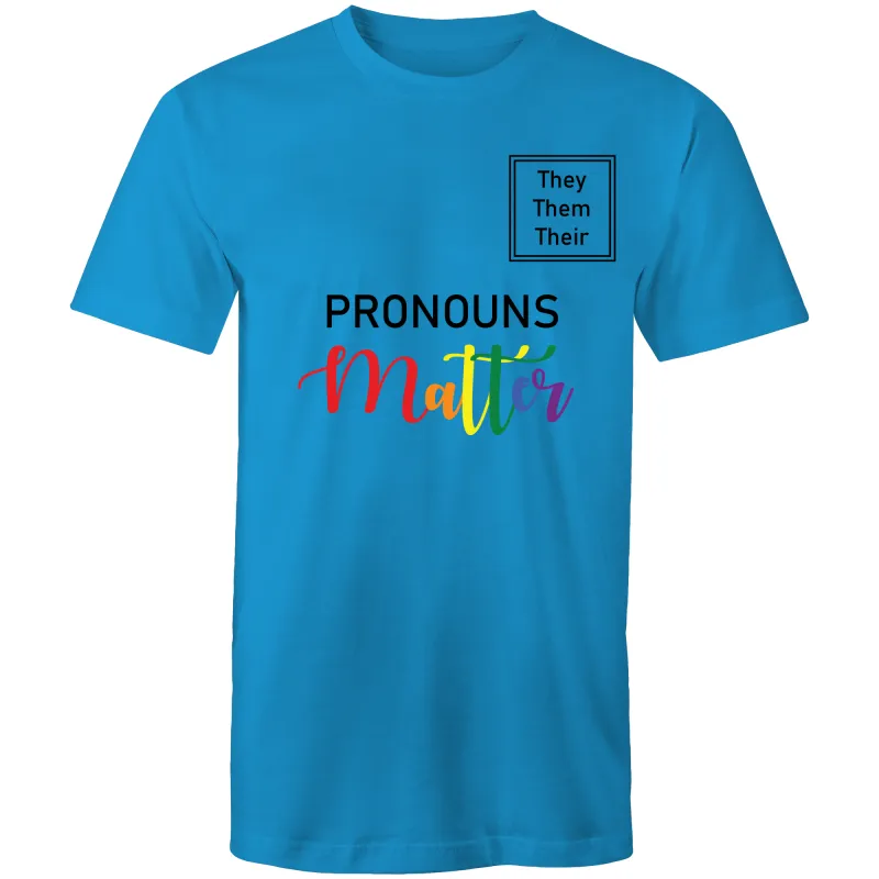 Pronouns T-Shirt Unisex Size Large (LG025)