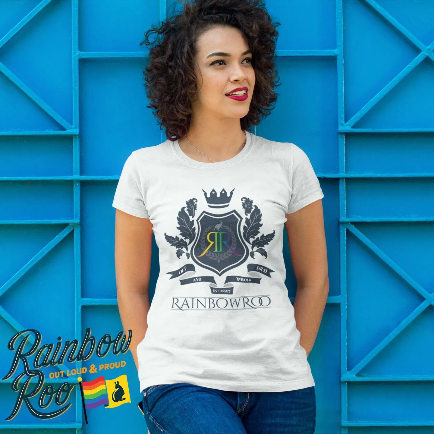 RainbowRoo Crest T-Shirt Unisex LG033