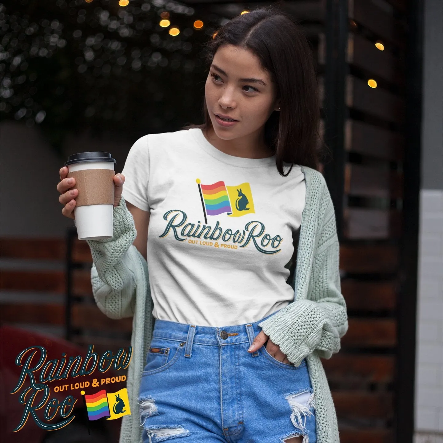 RainbowRoo Logo T-Shirt Unisex - LG036