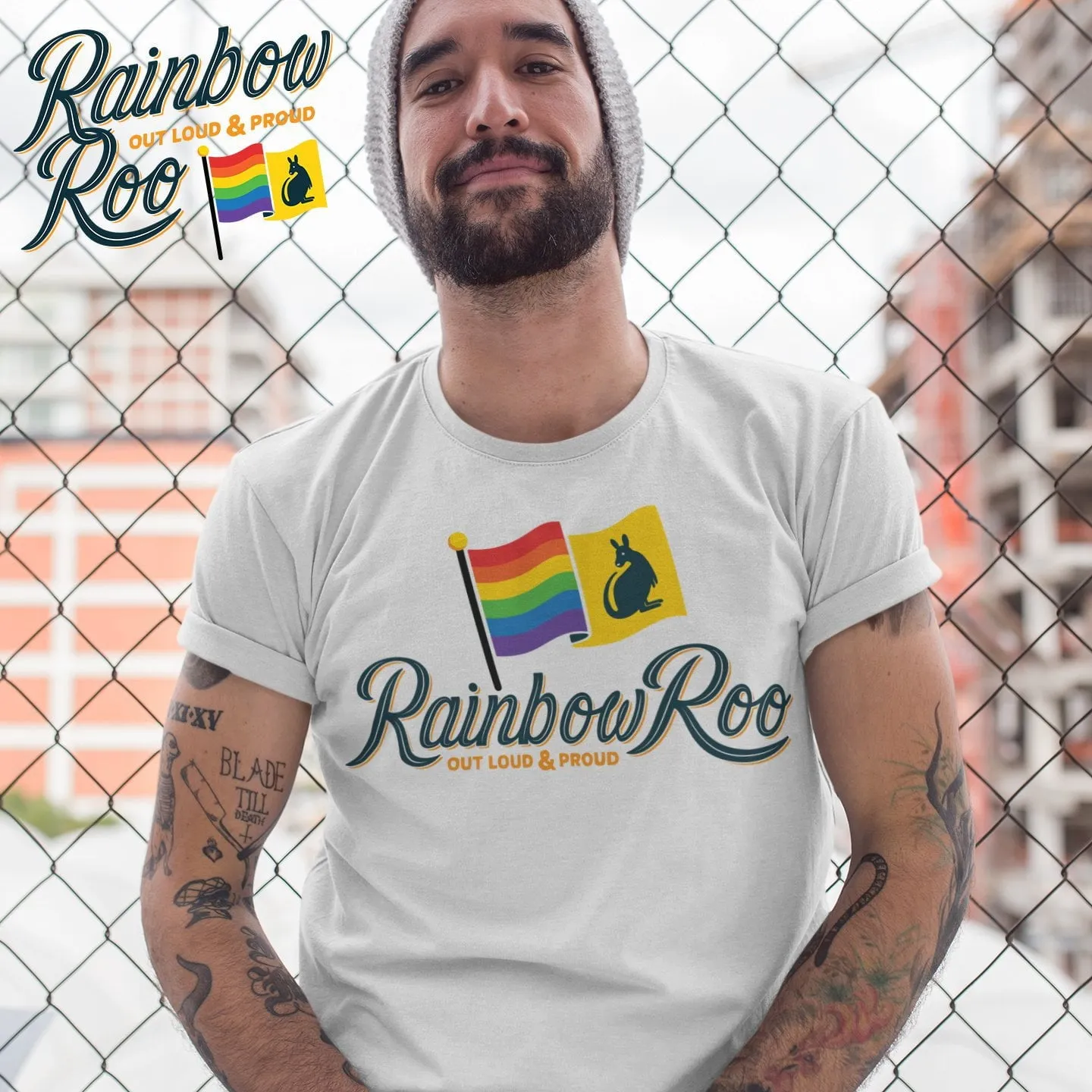 RainbowRoo Logo T-Shirt Unisex - LG036