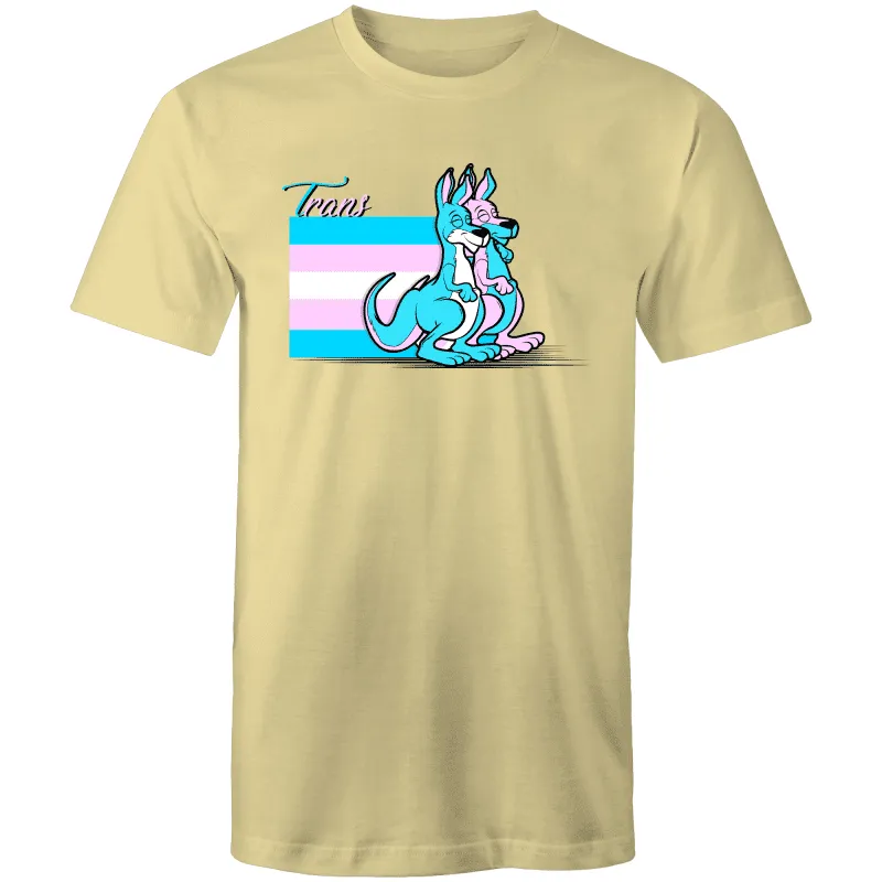 RainbowRoo Trans Kangaroo T-Shirt - Unisex in Vibrant Colors (T003)