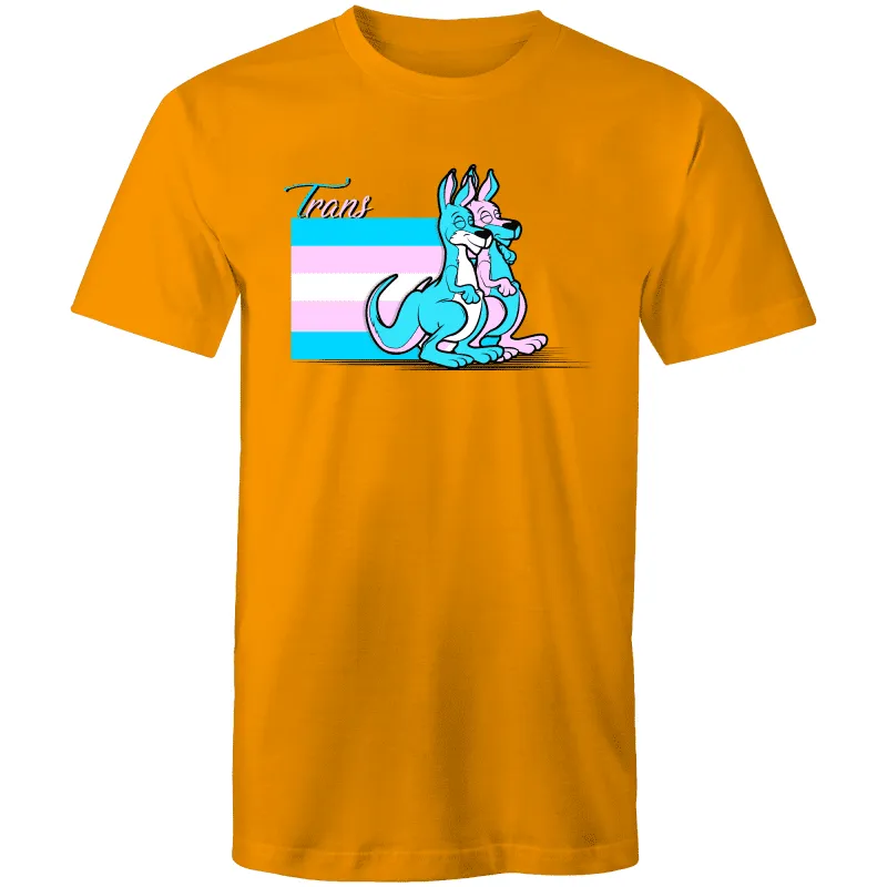 RainbowRoo Trans Kangaroo T-Shirt - Unisex in Vibrant Colors (T003)