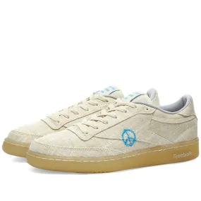 Reebok x Story MFG Club C 85Non Dyed, Yellow & Energy Blue