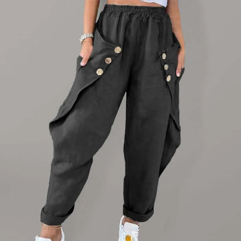 Relaxed Ladies Cargo Trousers