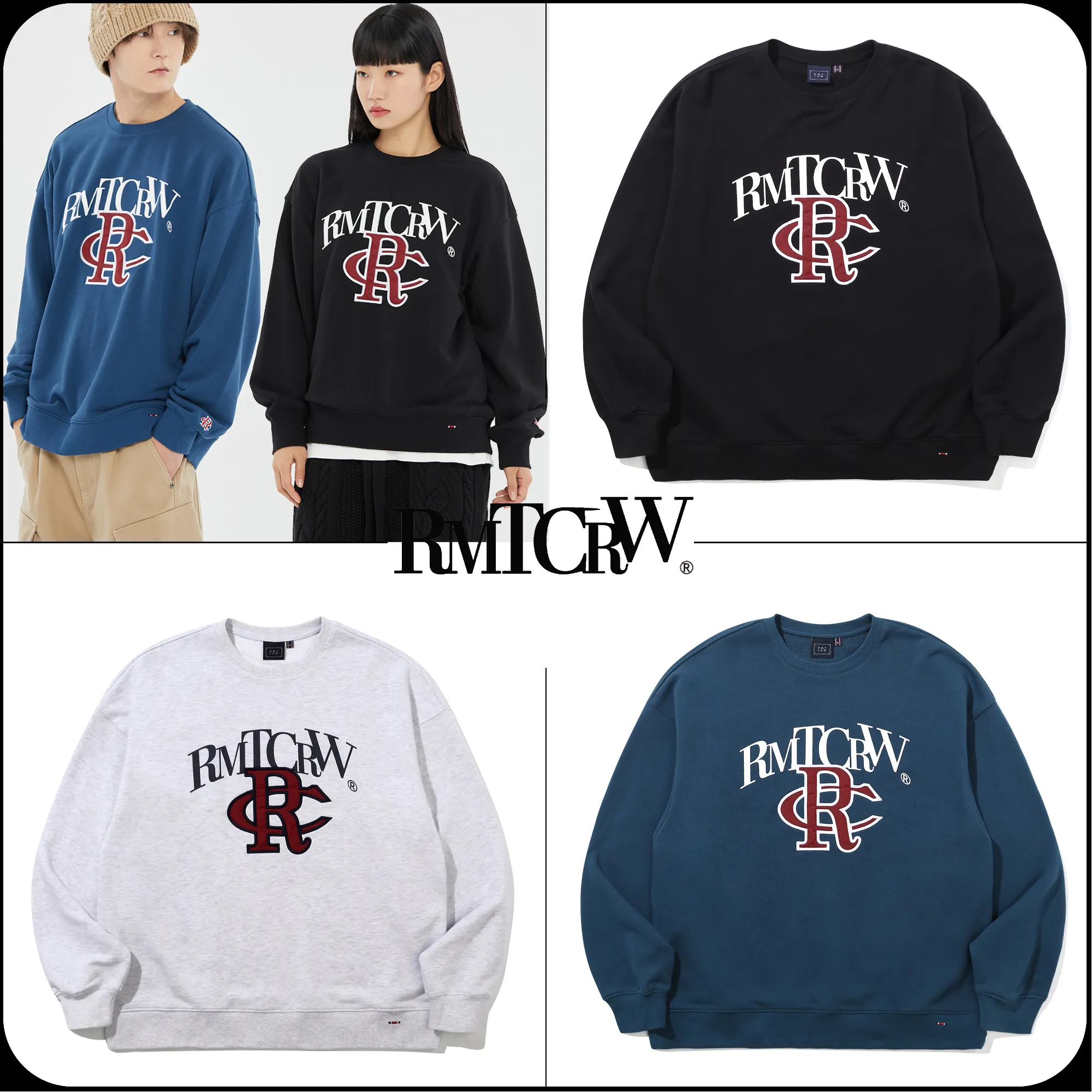 ROMANTIC CROWN ATHLETIC LOGO CREWNECK