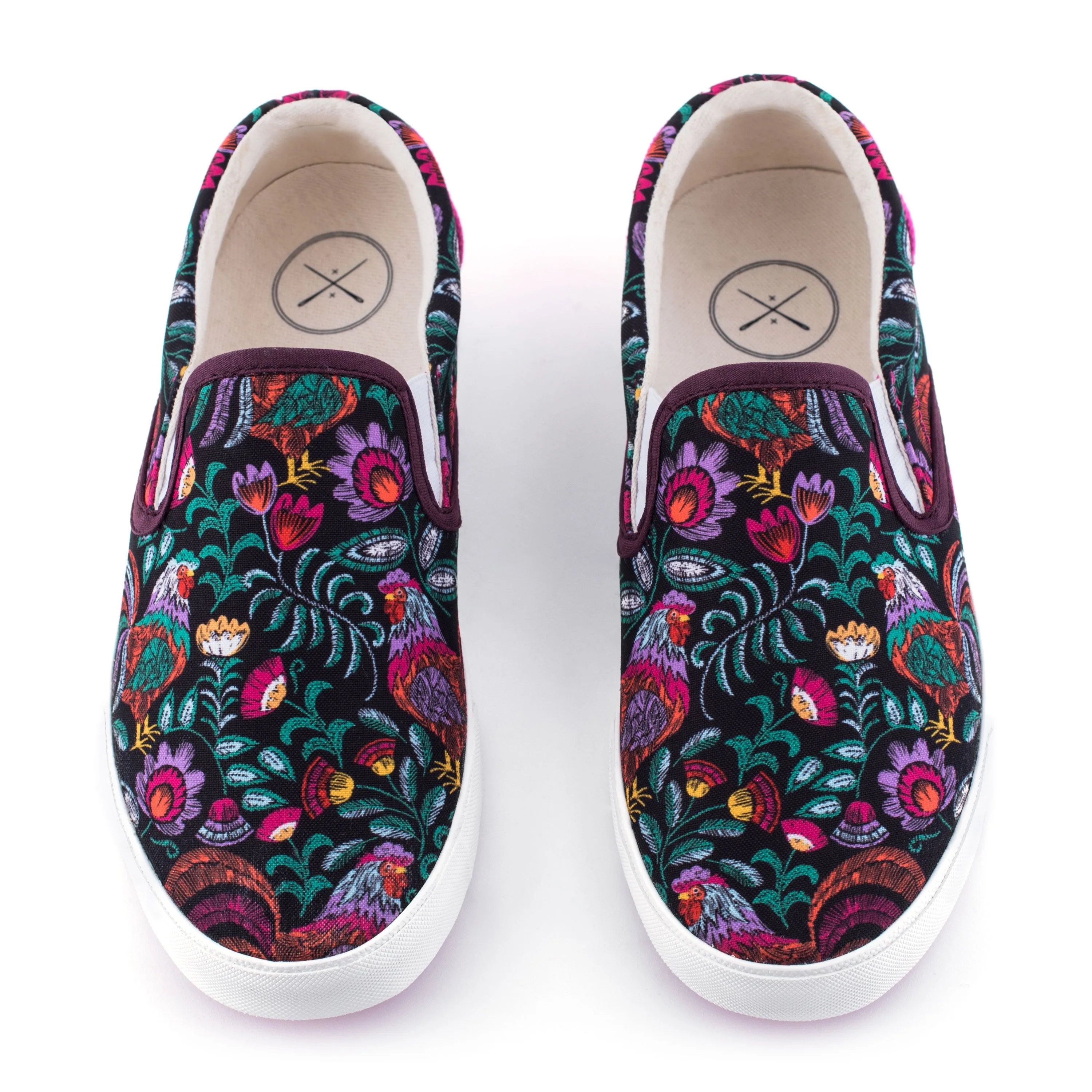 Rooster Slip-On Shoes.