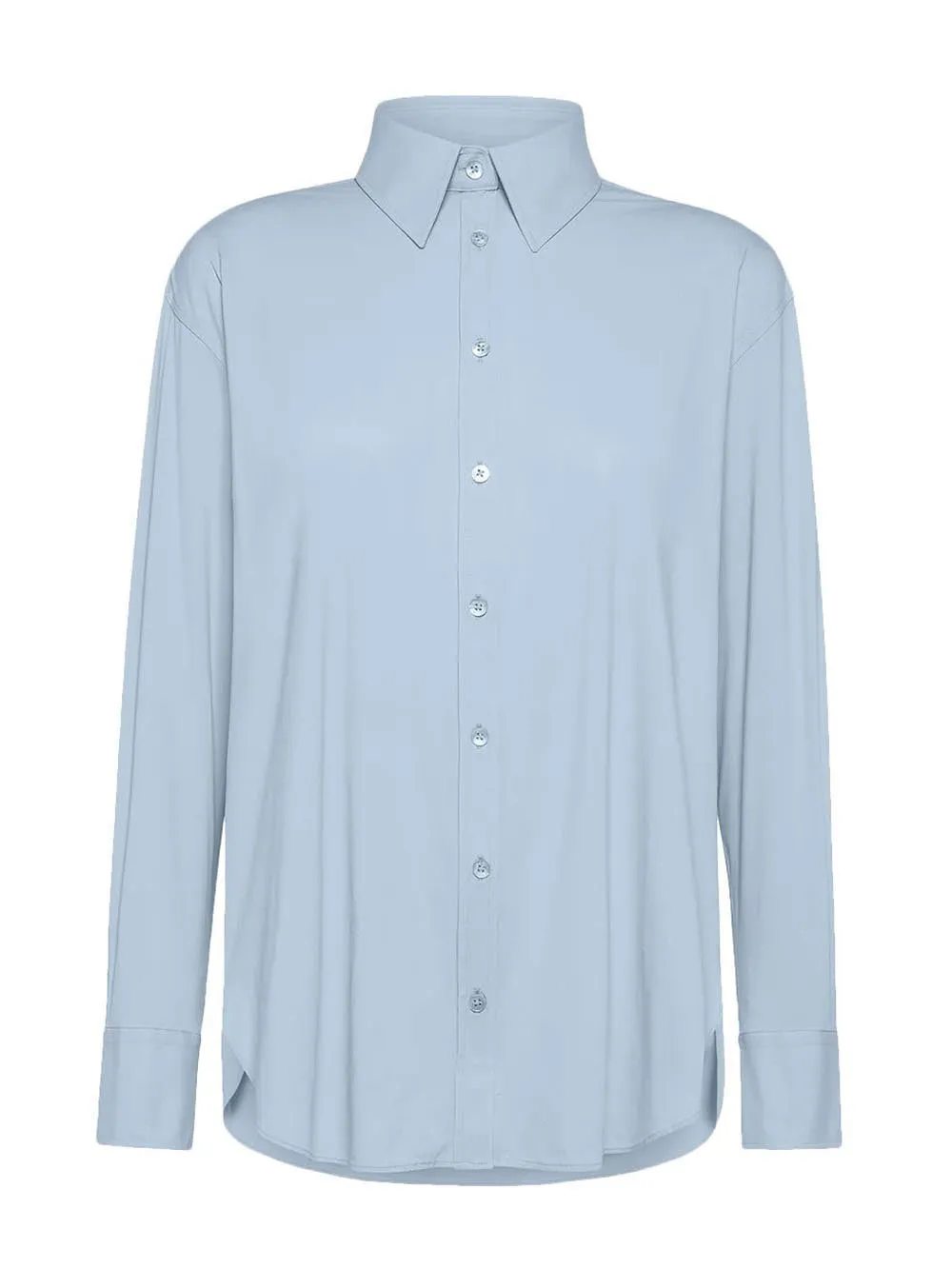 RRD Roberto Ricci Designs Women's Oxford Boyfriend Shirt - Celeste