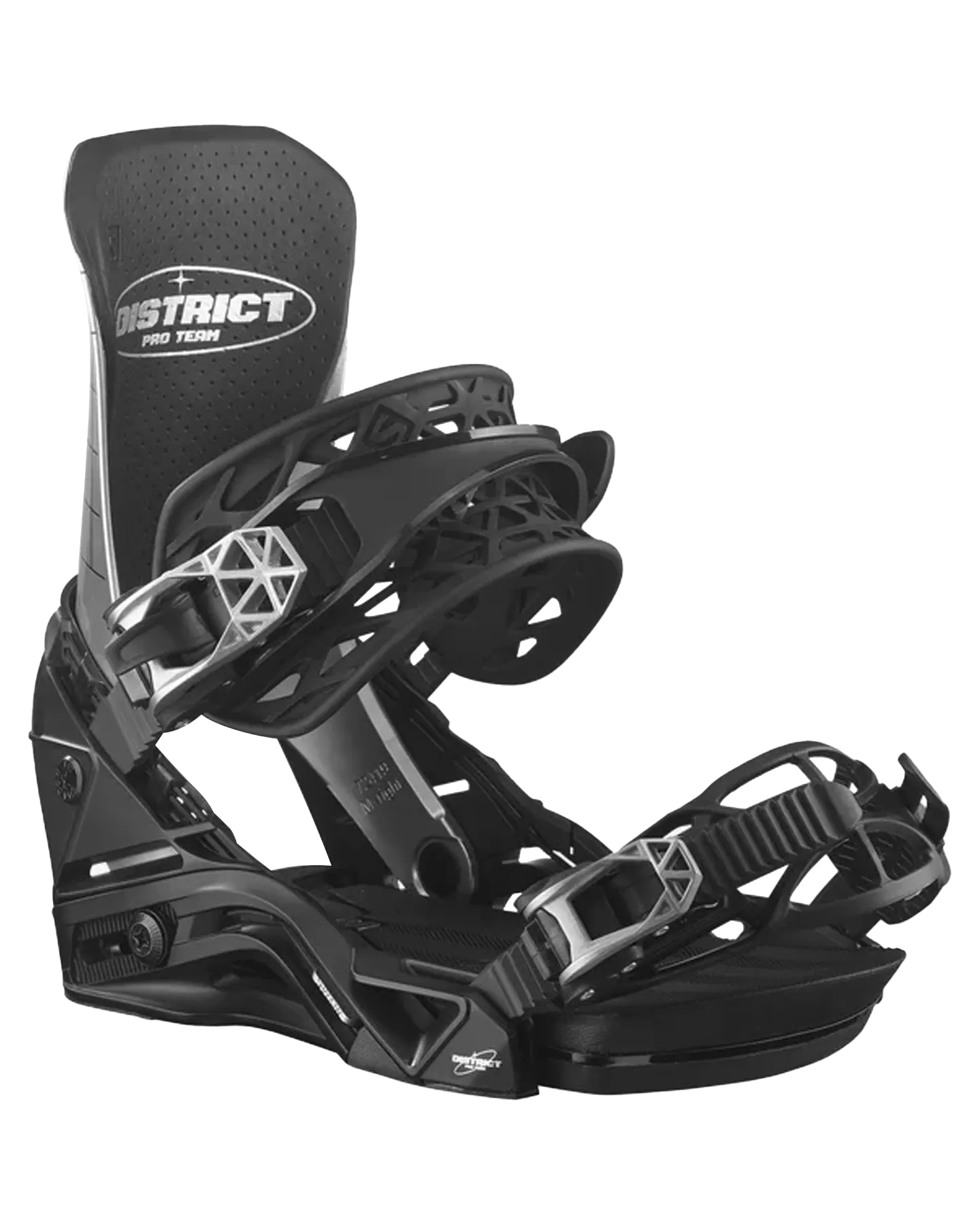 Salomon District Pro Snowboard Bindings - Chrome 2024 - Buy Now