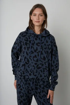 SAMMIE BENGAL FLEECE HOODIE IN SHADOW