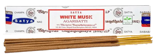 Satya White Musk Incense Sticks, 15g - Buy Online