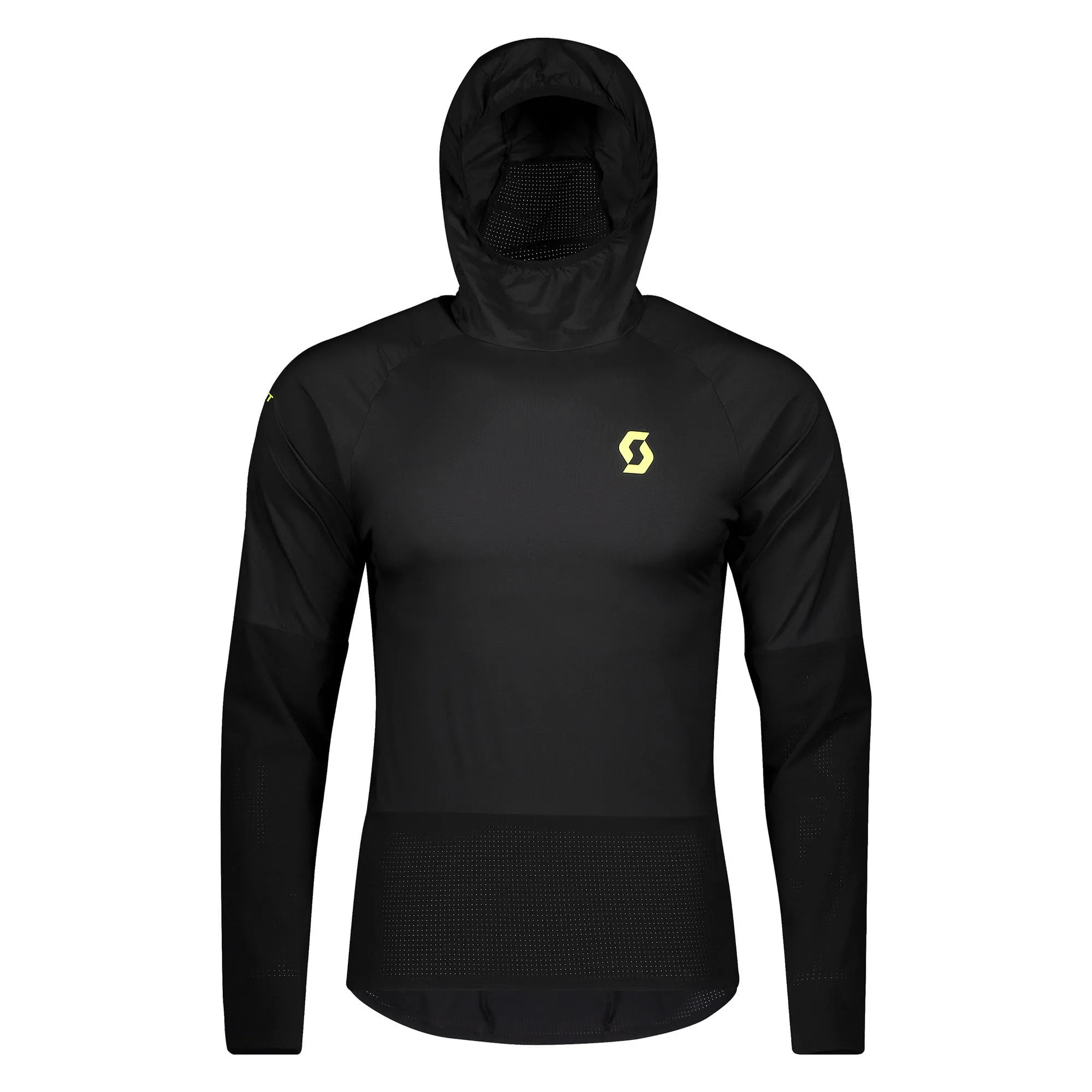 Scott Windshield Running Jacket Black/Yellow.