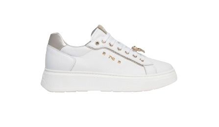 Sneakers Nero Giardini Donna Specchio Mirror Cile Bianco E409975D/707