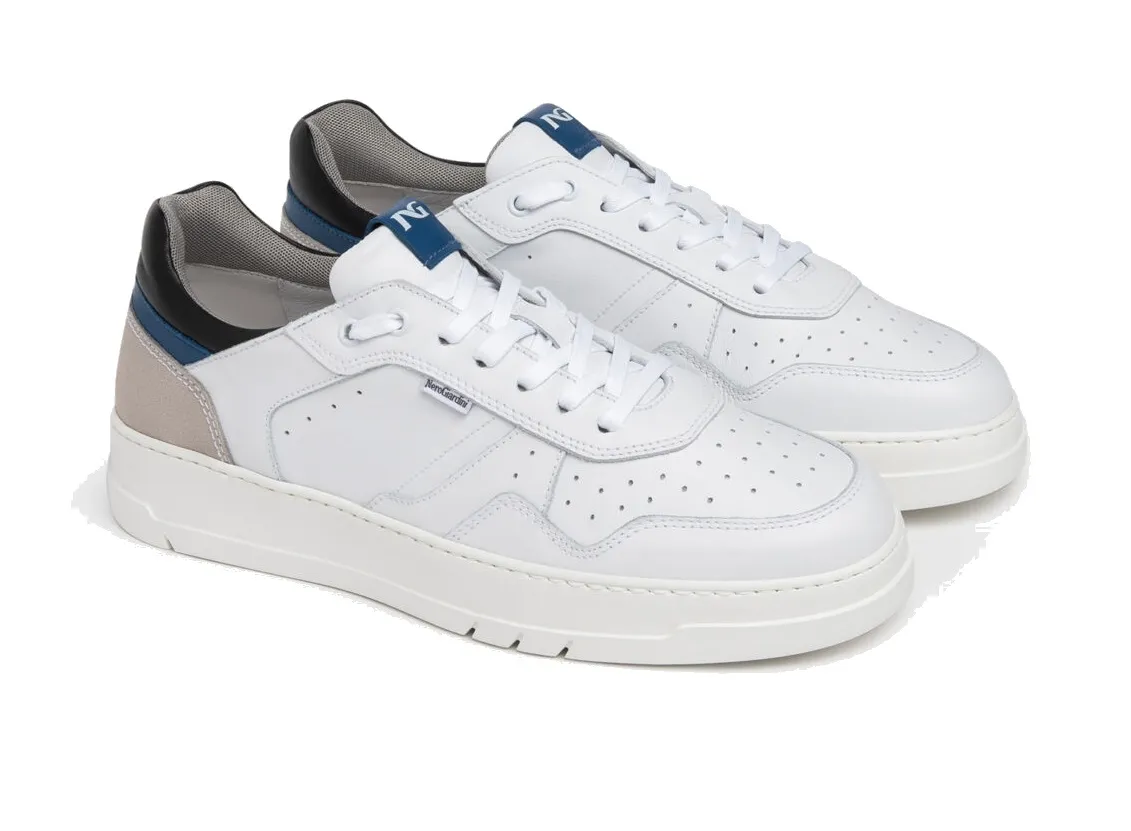 Sneakers NeroGiardini Uomo Helsinki Bianco 0100 Colorado Nuvola Cile Bluette Tucson E302870U/707