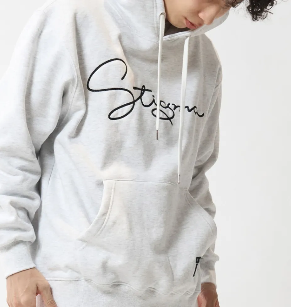 STIGMA | STIGMA Oversized Heavy Sweat Hoodie - 22 Letter Graph - Result