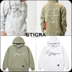 STIGMA | STIGMA Oversized Heavy Sweat Hoodie - 22 Letter Graph - Result