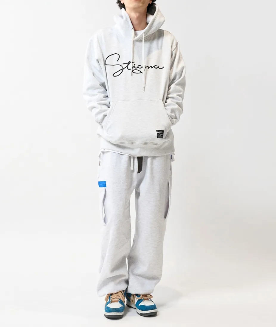 STIGMA | STIGMA Oversized Heavy Sweat Hoodie - 22 Letter Graph - Result