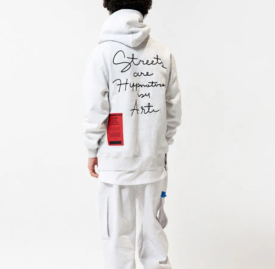 STIGMA | STIGMA Oversized Heavy Sweat Hoodie - 22 Letter Graph - Result