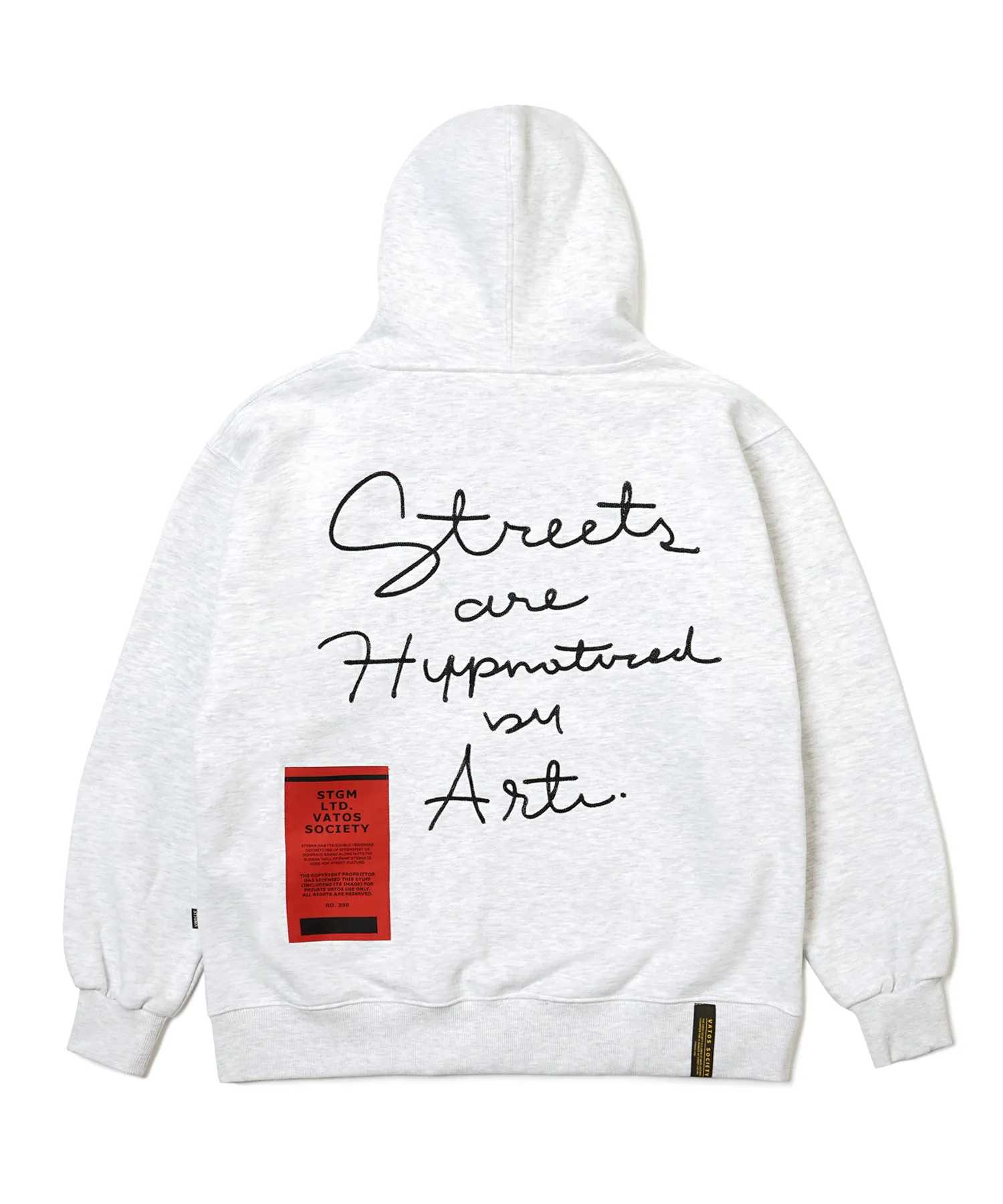 STIGMA | STIGMA Oversized Heavy Sweat Hoodie - 22 Letter Graph - Result