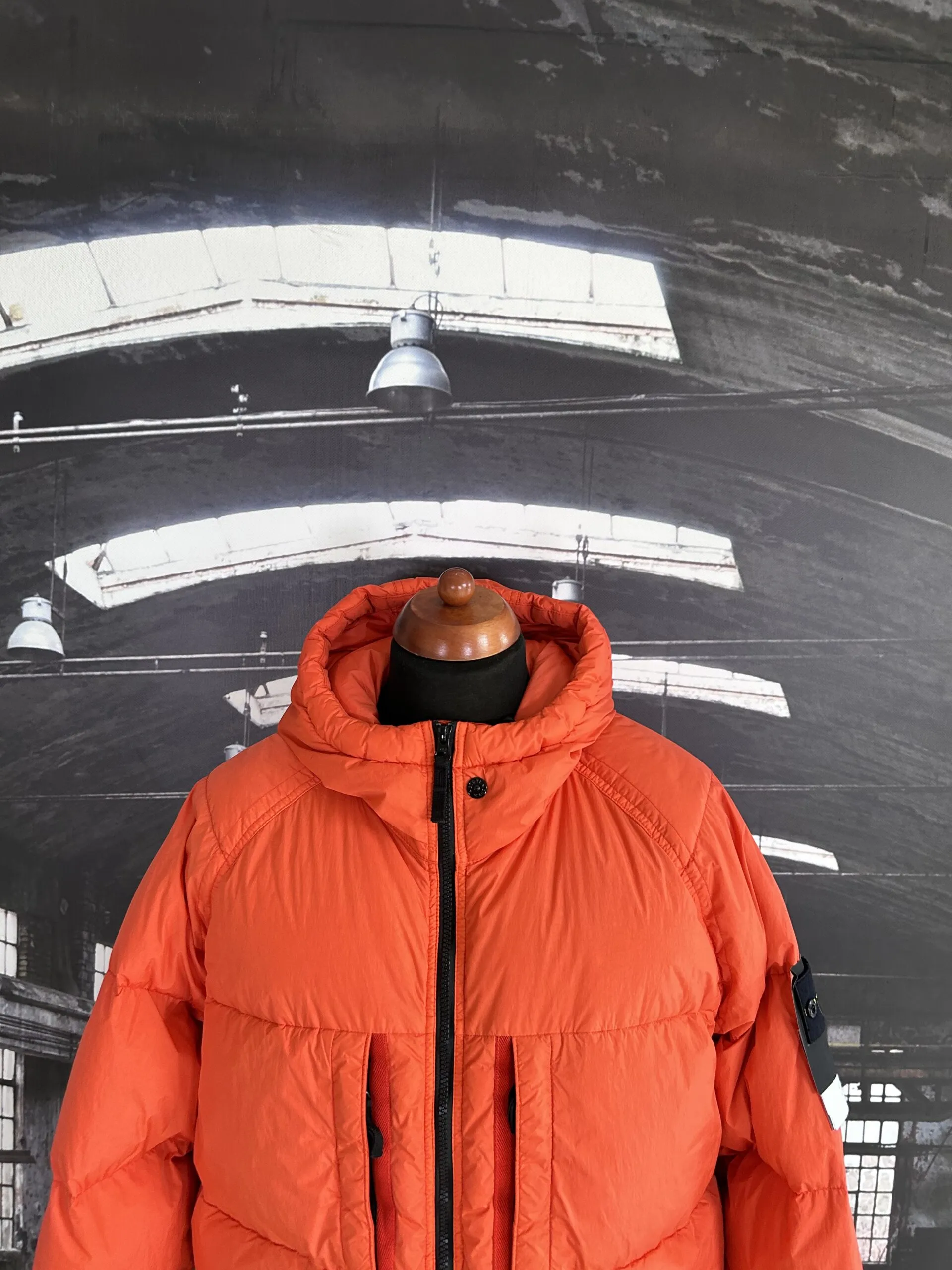 Stone Island Down Jacket - Garment Dyed Crinkle Reps R-NY Material