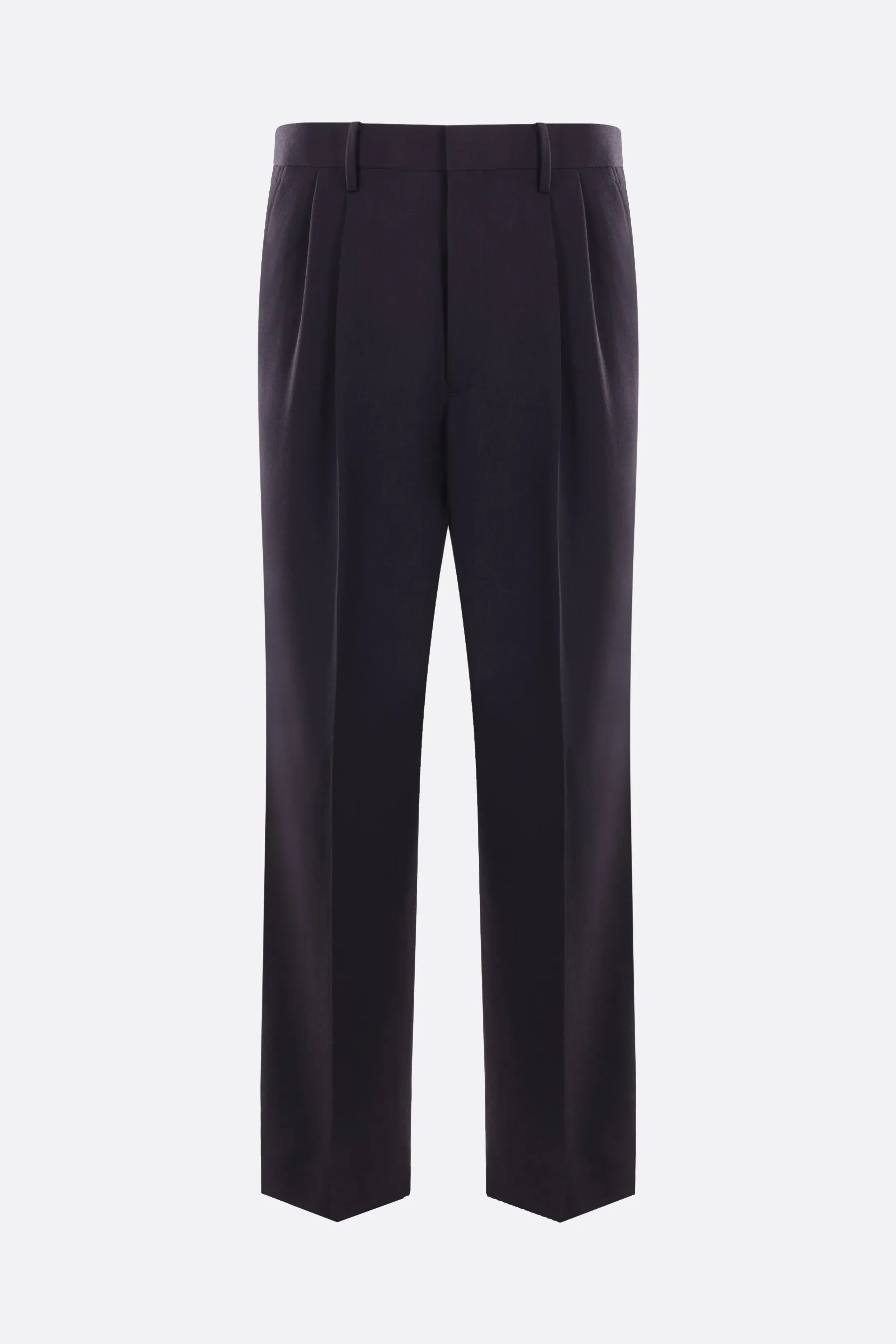 straight leg trousers